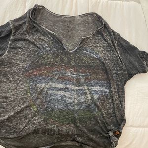 Loose Burnout Band Tee